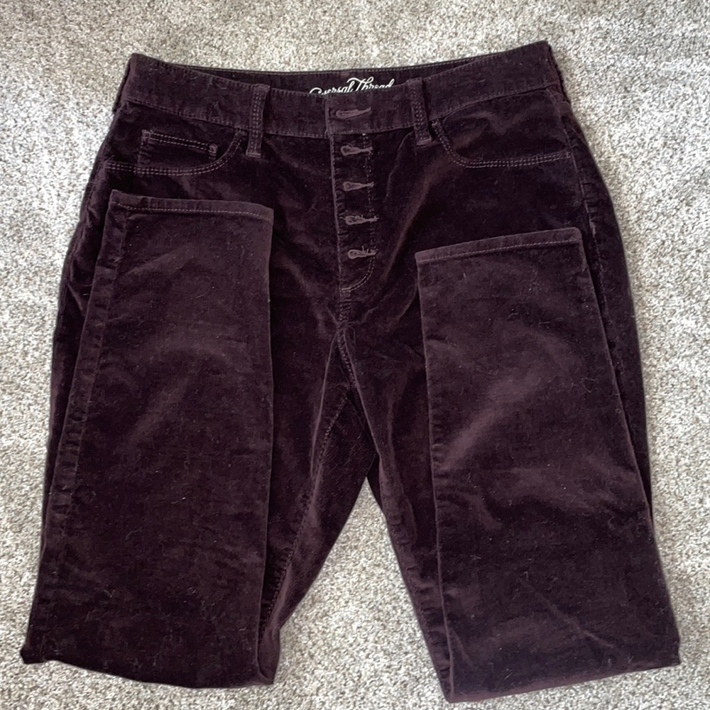 Universal Thread High Rise Skinny Corduroy Pants 12/31R